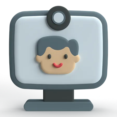 Video Call  3D Icon