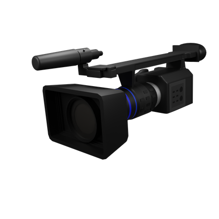 Camara de video  3D Icon