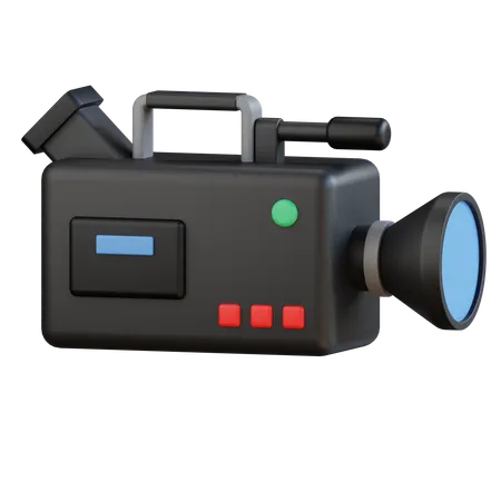 3 D Video Camera Icon Illustration 3D Icon