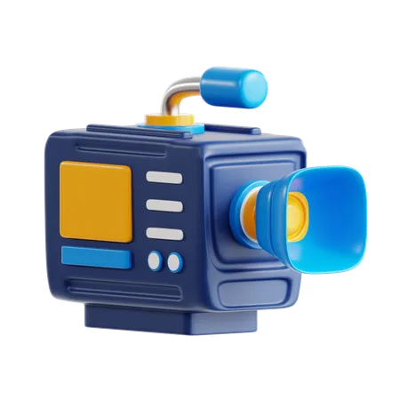 Video Camera  3D Icon