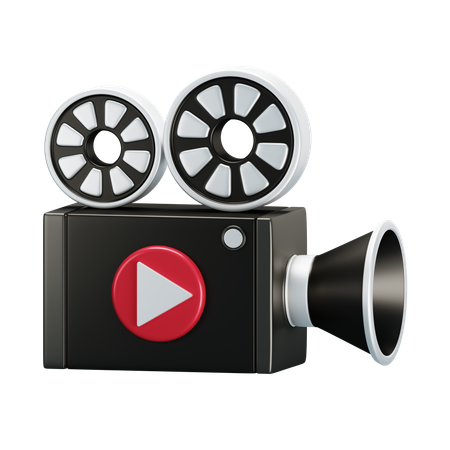 Video camera  3D Icon