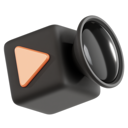 ビデオカメラ  3D Icon