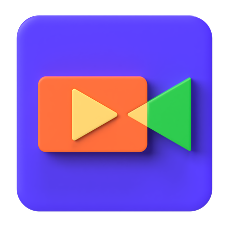 Video Camera  3D Icon