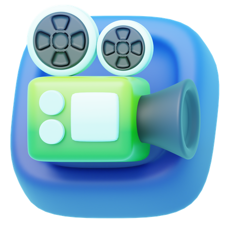 ビデオカメラ  3D Icon