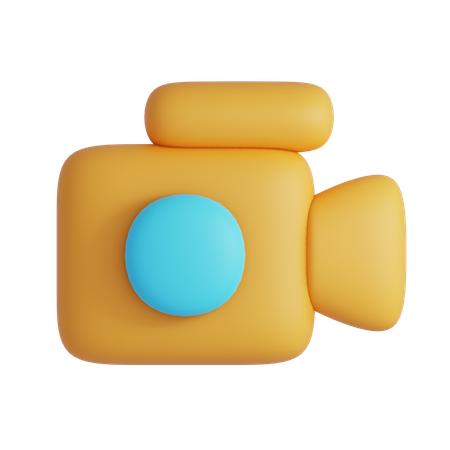ビデオカメラ  3D Icon