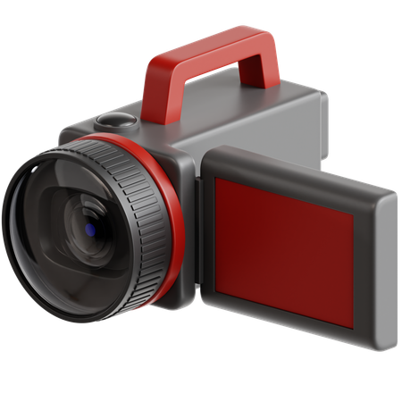 Video Camera  3D Icon
