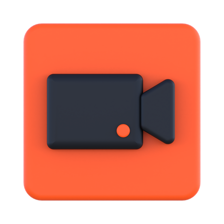 Video Camera  3D Icon
