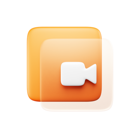 Video Camera  3D Icon