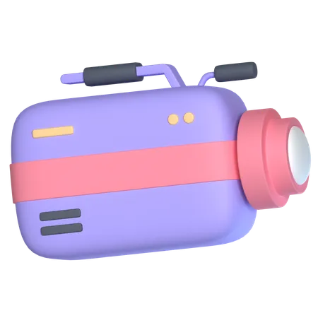 Video Camera  3D Icon