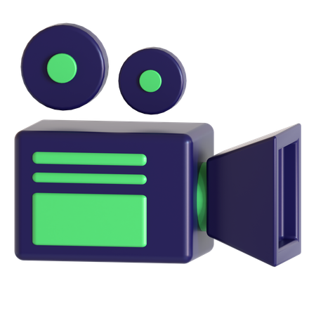 Video Camera  3D Icon