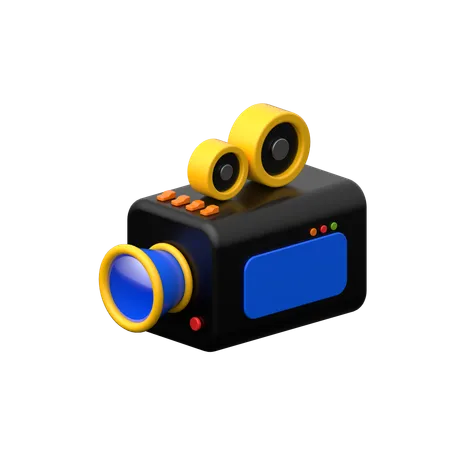 Video Camera  3D Icon