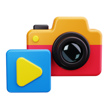 Video Camera  3D Icon