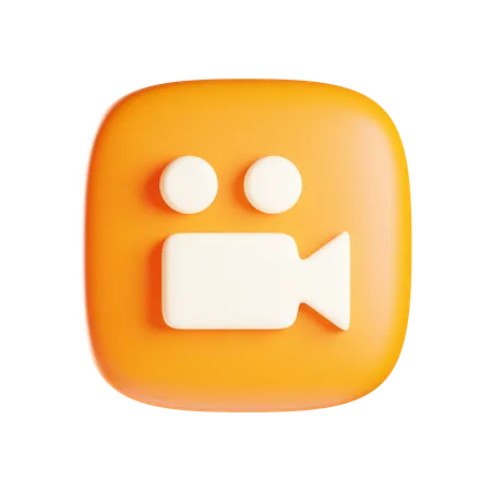 Video Camera  3D Icon