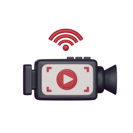 Video Camera  3D Icon