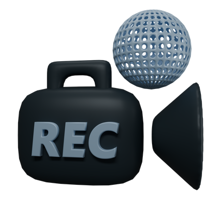 Video Camera  3D Icon