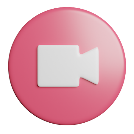 Video Camera  3D Icon