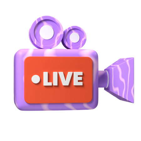 Video Camera  3D Icon
