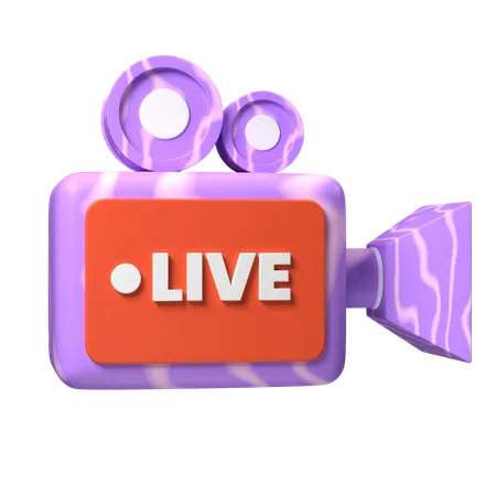 Video Camera  3D Icon