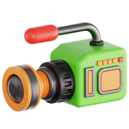 Video Camera  3D Icon