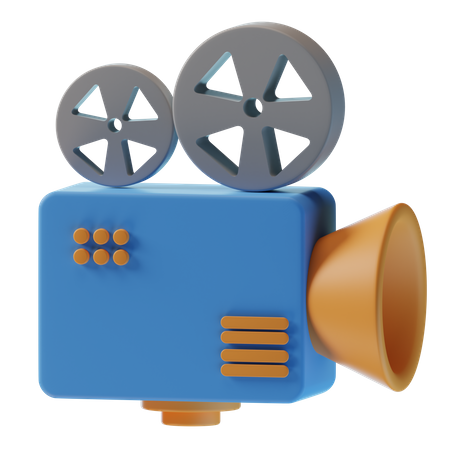 Video Camera  3D Icon