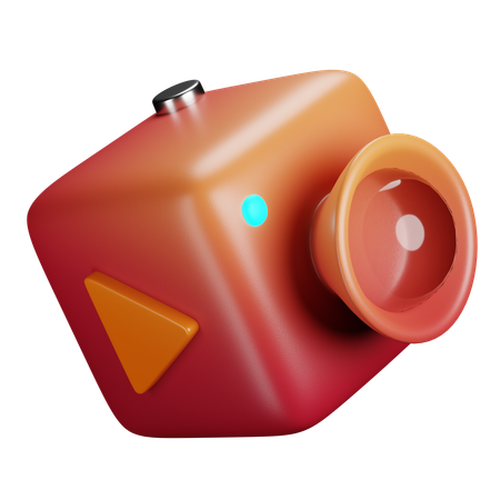 Video Camera  3D Icon