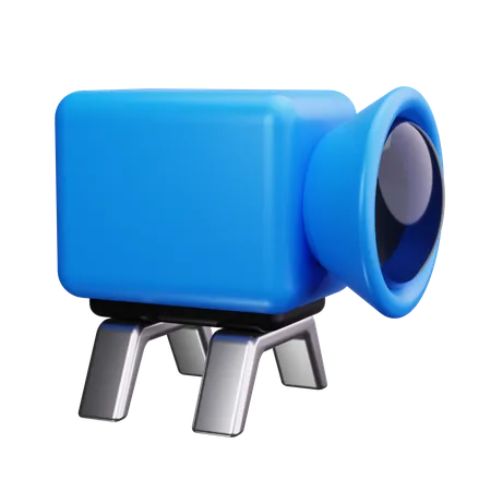 Video Camera  3D Icon