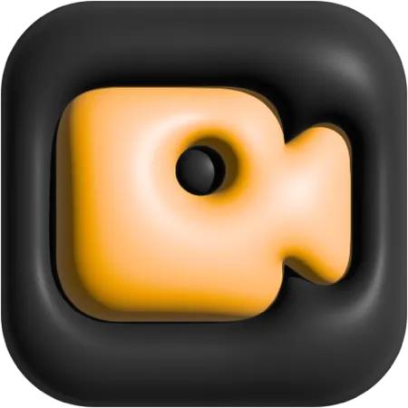 Video Camera  3D Icon