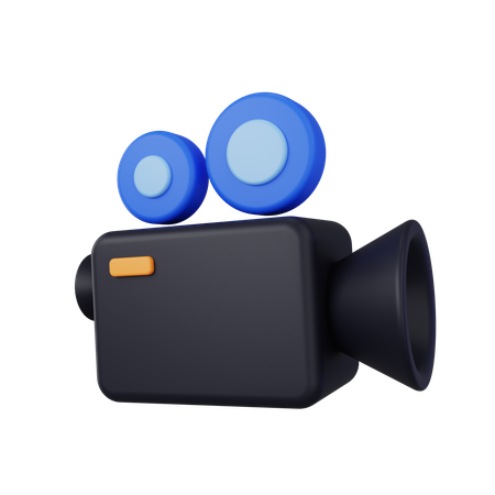 Video Camera  3D Icon