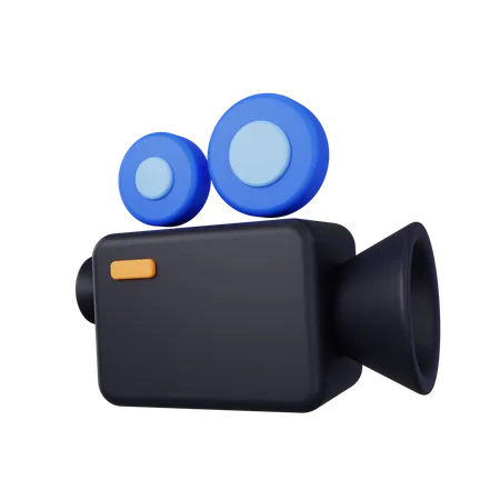 Video Camera  3D Icon