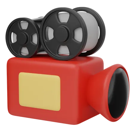 Video Camera  3D Icon