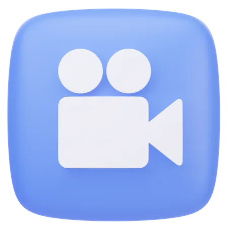 Video Camera  3D Icon