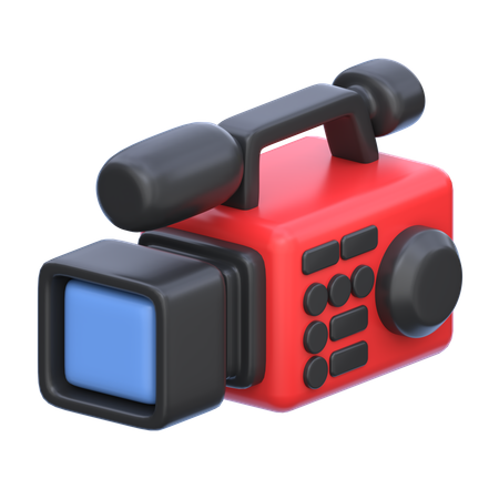 Video Camera  3D Icon