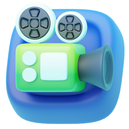 Video Camera  3D Icon