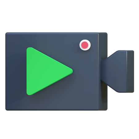 Video Camera  3D Icon