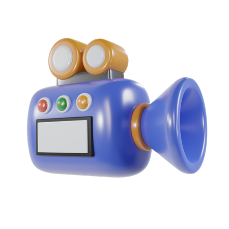 Video Camera  3D Icon