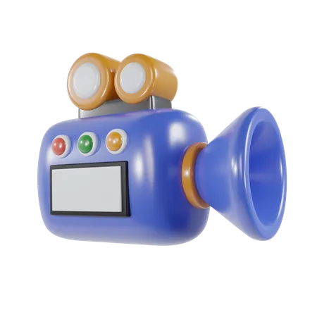 Video Camera  3D Icon