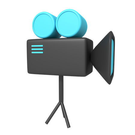 Video Camera  3D Icon