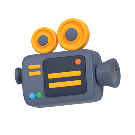 Video Camera  3D Icon