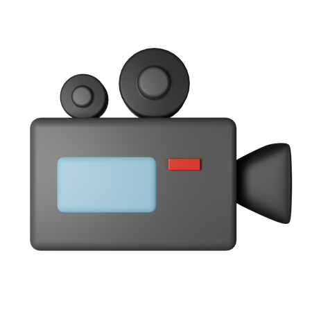 Video Camera  3D Icon