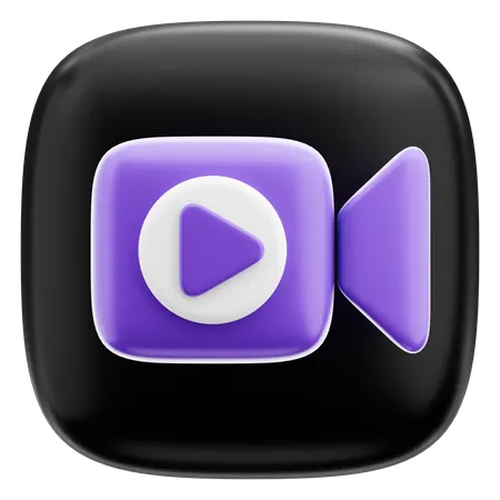 Video Camera  3D Icon