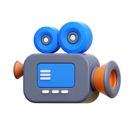 Video Camera  3D Icon