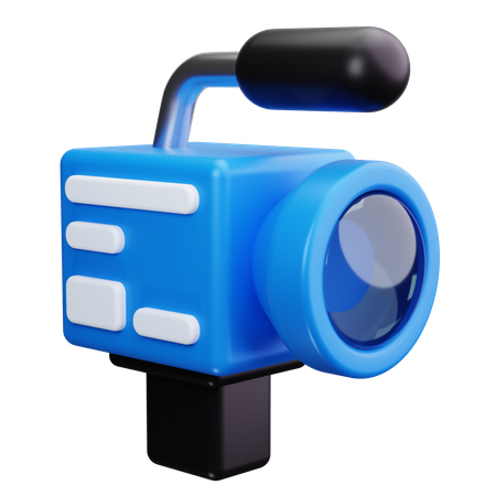 Video Camera  3D Icon