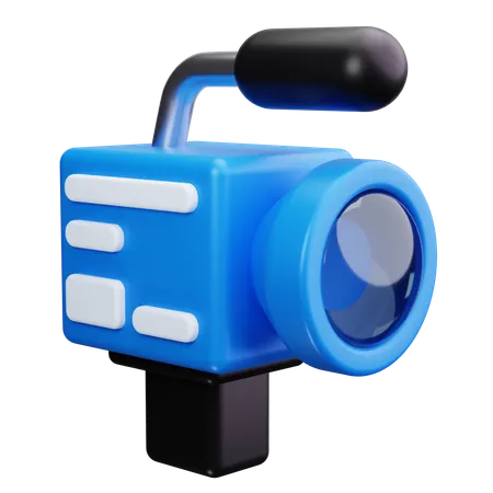 Video Camera  3D Icon