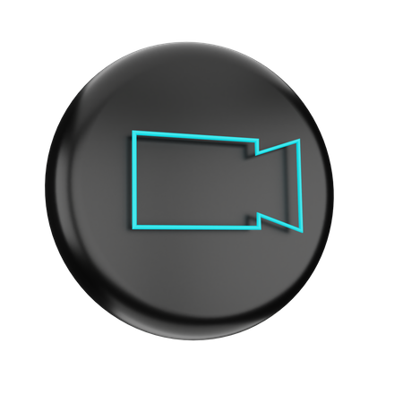 Video Camera  3D Icon