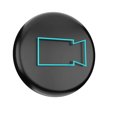 Video Camera  3D Icon