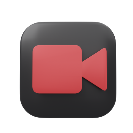 Video Camera  3D Icon