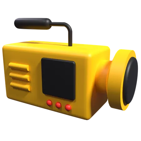 Video Camera  3D Icon