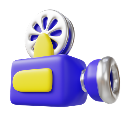 Video Camera  3D Icon