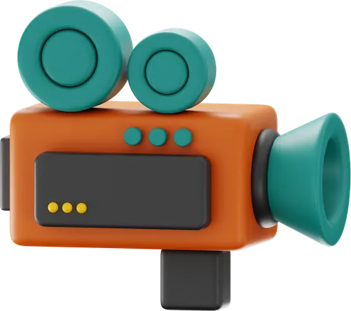 Video Camera  3D Icon