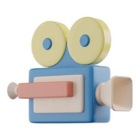 Video Camera  3D Icon